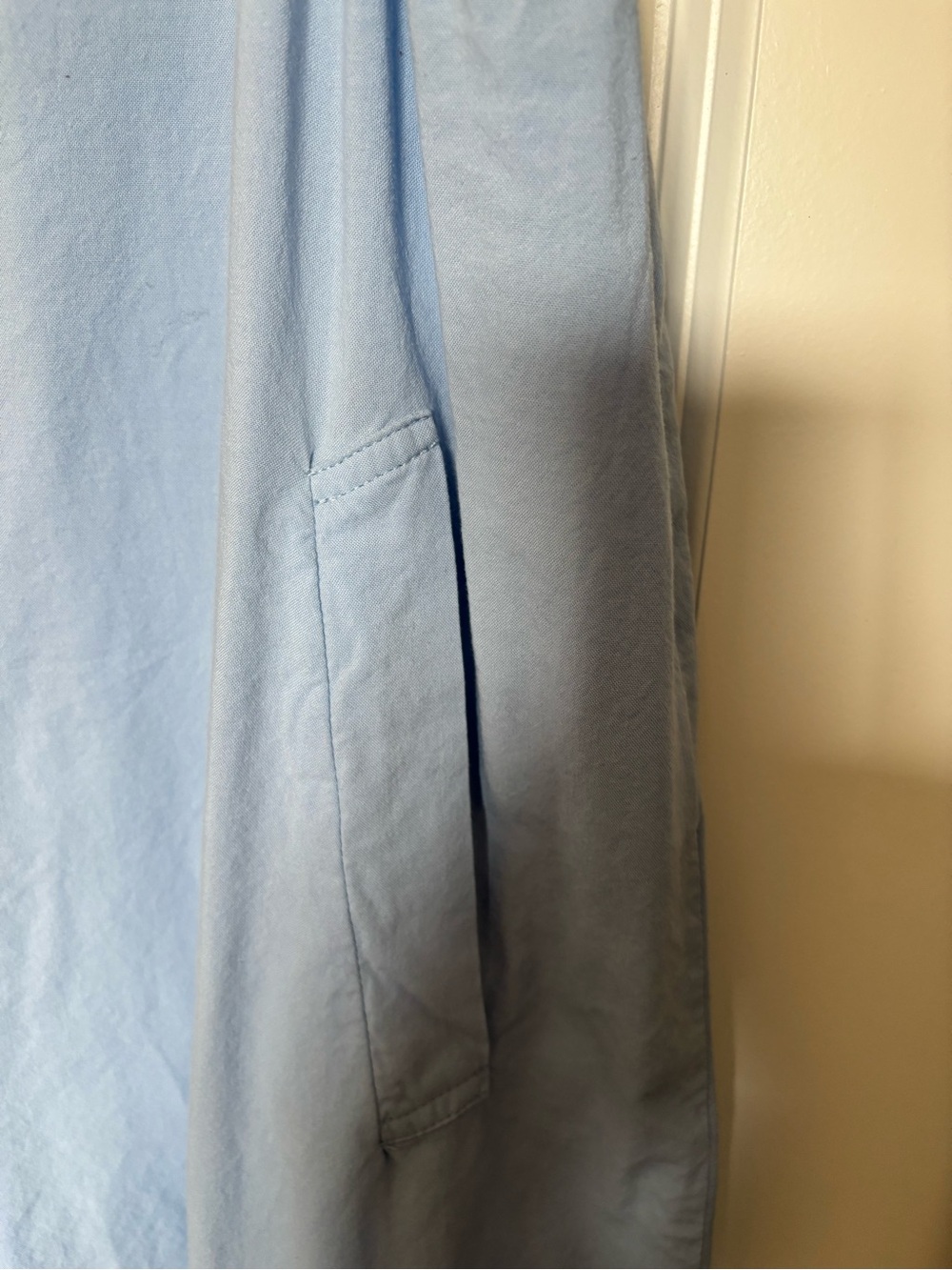 Light Blue Wide-Leg Jumpsuit - Picture 3 of 4